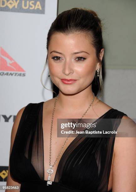 Holly Valance arrives at the 2010 Australia Week Black Tie Gala held at The Highlands club in the Hollywood & Highland Center on January 16, 2010 in...