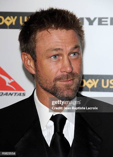 Grant Bowler arrives to the 2010 Australia Week Black Tie Gala held to the Highlands club in the Hollywood & Highland Center on January 16, 2010 in...