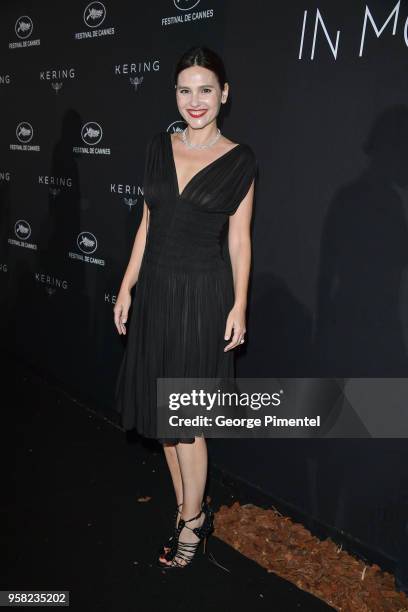 Virginie Ledoyen attends the Kering Women In Motion dinner during the 71st annual Cannes Film Festival at Place de la Castre on May 13, 2018 in...