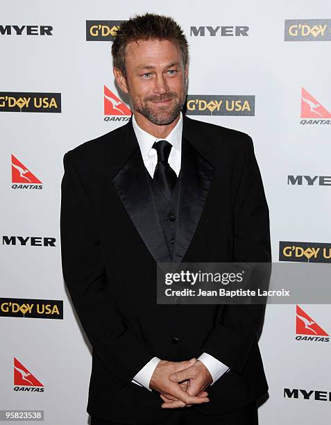 Grant Bowler arrives to the 2010 Australia Week Black Tie Gala held to the Highlands club in the Hollywood & Highland Center on January 16, 2010 in...