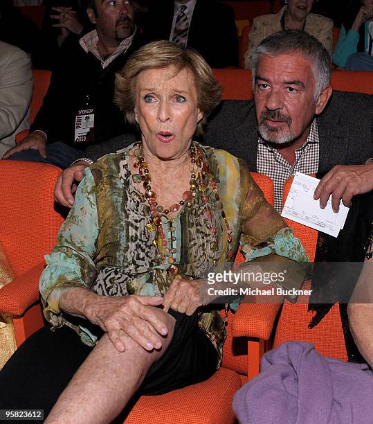 Actress Cloris Leachman and PSIFF's Darryl MacDonald attend the premiere of "Expecting Mary" at the 2010 Palm Springs International Film Festival at...