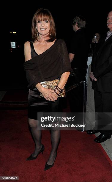 Actress Linda Gray attends the premiere of "Expecting Mary" at the 2010 Palm Springs International Film Festival at the Annenberg Theatre on January...