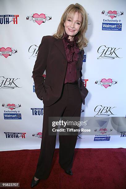 Actress Deidre Hall attends GBK's Gift Lounge for the 2010 Golden Globes Nominees and Presenters Day 2 at the Mondrian Hotel on January 16, 2010 in...