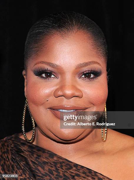 Actress Mo'Nique arrives at the 35th Annual Los Angeles Film Critics Association Awards at the InterContinental Hotel on January 16, 2010 in Century...