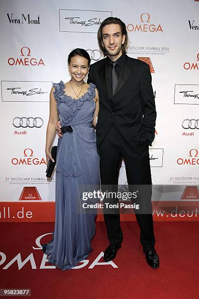 Actress Sinta Weisz and producer Max Wiedemann attend the 37 th German Filmball 2010 at the hotel Bayrischer Hof on January 16, 2010 in Munich,...