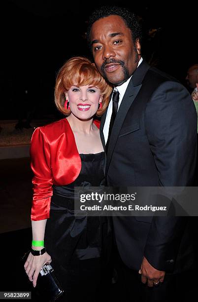 Katherine Kramer and producer Lee Daniels arrive at the 35th Annual Los Angeles Film Critics Association Awards at the InterContinental Hotel on...