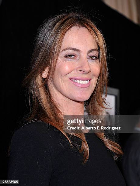 Director Kathryn Bigelow arrives at the 35th Annual Los Angeles Film Critics Association Awards at the InterContinental Hotel on January 16, 2010 in...