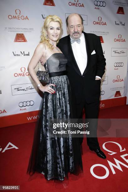 Ralf Siegel and Kriemhild Jahn attend the 37 th German Filmball 2010 at the hotel Bayrischer Hof on January 16, 2010 in Munich, Germany.