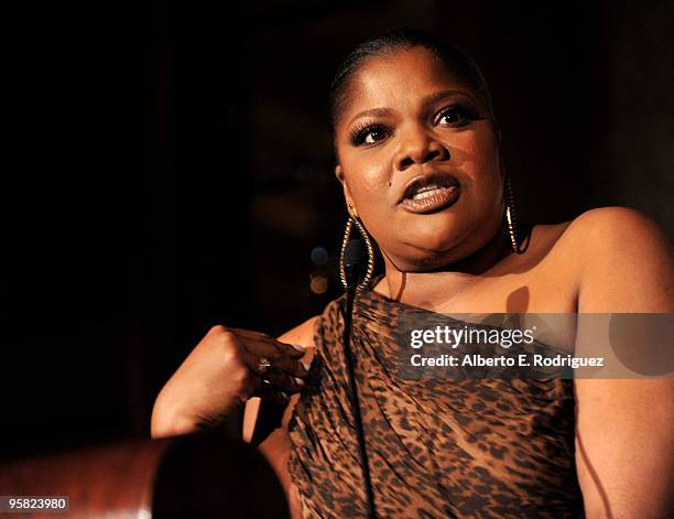 Actress Mo'Nique attends the 35th Annual Los Angeles Film Critics Association Awards at the InterContinental Hotel on January 16, 2010 in Century...