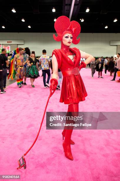 Guests attend the 4th Annual RuPaul's DragCon at Los Angeles Convention Center on May 13, 2018 in Los Angeles, California.