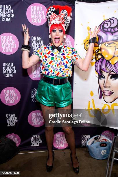 Thorgy Thor attends the 4th Annual RuPaul's DragCon at Los Angeles Convention Center on May 13, 2018 in Los Angeles, California.