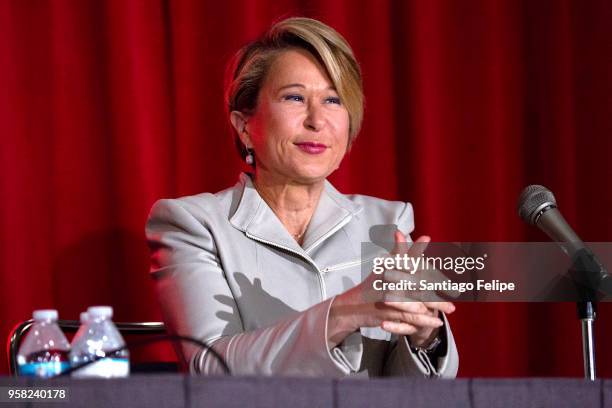 Yeardley Smith attends the 4th Annual RuPaul's DragCon at Los Angeles Convention Center on May 13, 2018 in Los Angeles, California.