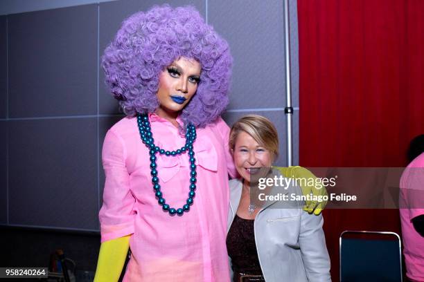 Raja and Yeardley Smith attend the 4th Annual RuPaul's DragCon at Los Angeles Convention Center on May 13, 2018 in Los Angeles, California.