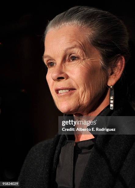 Actress Genevieve Bujold attends the 35th Annual Los Angeles Film Critics Association Awards at the InterContinental Hotel on January 16, 2010 in...