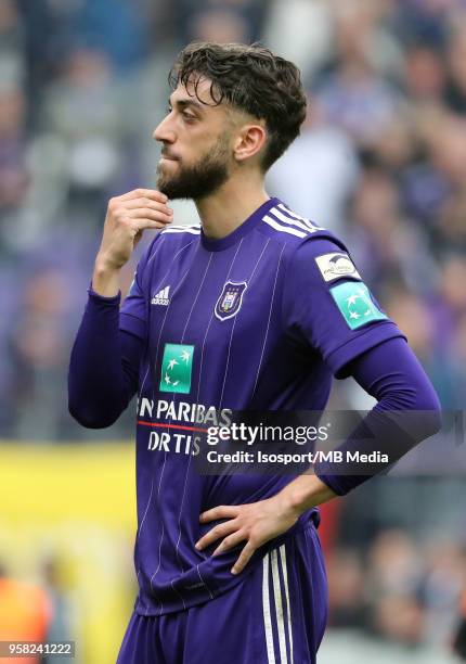 Brussels , Belgium / Rsc Anderlecht v Standard de Liege / "nJosue SA - Deception"nFootball Jupiler Pro League 2017 - 2018 Play-Off 1 Matchday 8 /...