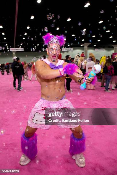 Candy Ken attends the 4th Annual RuPaul's DragCon at Los Angeles Convention Center on May 13, 2018 in Los Angeles, California.