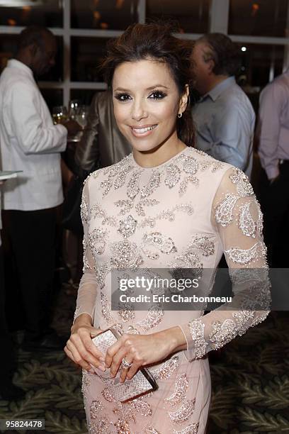 Eva Longoria at Lionsgate pre Golden Globe party at the Polo Lounge at the Beverly Hills Hotel on January 16, 2010 in Beverly Hills, California.