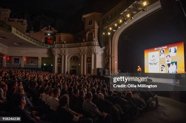 Javier Pena attends a conversation on Narcos at Brixton Academy on May 13, 2018 in London, England.