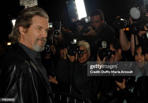 Actor Jeff Bridges attends the 35th Annual Los Angeles Film Critics Association Awards at InterContinental Hotel on January 16, 2010 in Century City,...