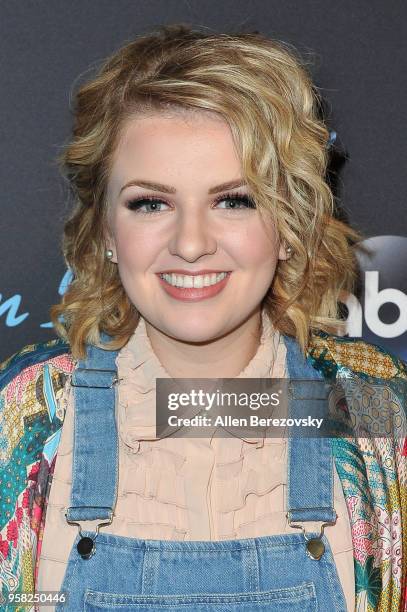 Singer Maddie Poppe arrives at ABC's "American Idol" show on May 13, 2018 in Los Angeles, California.