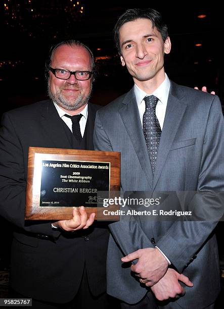 Producer Stefan Arndt attends the 35th Annual Los Angeles Film Critics Association Awards at the InterContinental Hotel on January 16, 2010 in...