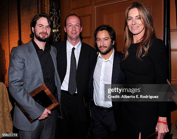 Screenwriter Mark Boal, producer Nicolas Chartier, producer Greg Shapiro and director Kathryn Bigelow attend the 35th Annual Los Angeles Film Critics...