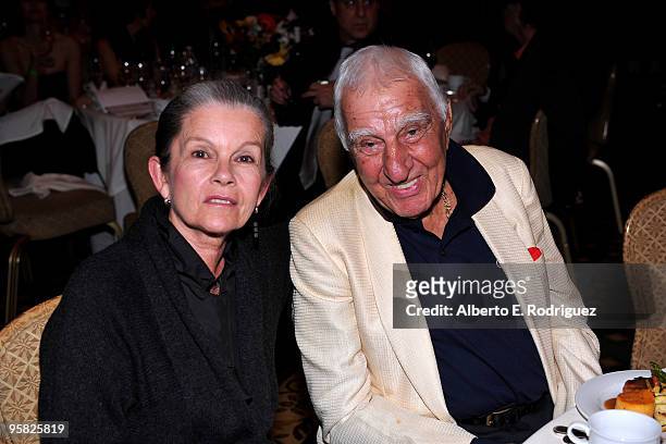 Actress Genevieve Bujold and actor Charles Gerard attend the 35th Annual Los Angeles Film Critics Association Awards at the InterContinental Hotel on...