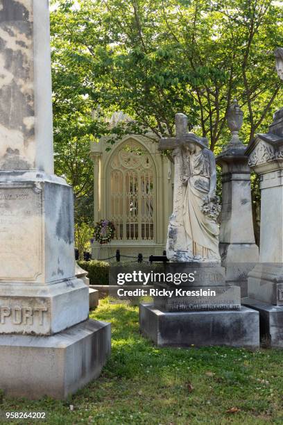 grave of james monroe - james monroe us president stockfoto's en -beelden