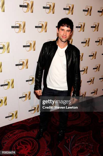 Television personality Benjamin Hollingsworth arrives for Nina Dobrev birthday party at Studio 54 at MGM Grand on January 16, 2010 in Las Vegas,...