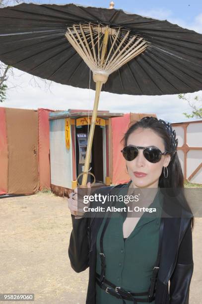 Actress Mandy Amano at The Original Renaissance Pleasure Faire - "Heroes & Villians" held ay Santa Fe Dam Recreation Area on May 13, 2018 in...