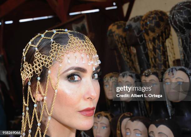 Actress Mandy Amano at The Original Renaissance Pleasure Faire - "Heroes & Villians" held ay Santa Fe Dam Recreation Area on May 13, 2018 in...