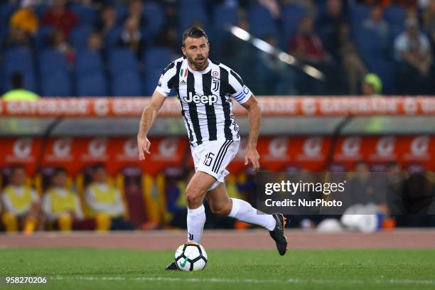 Andrea Barzagli of Juventus at Olimpico Stadium in Rome, Italy on May 13, 2018 during Serie A match between AS Roma and Juventus.