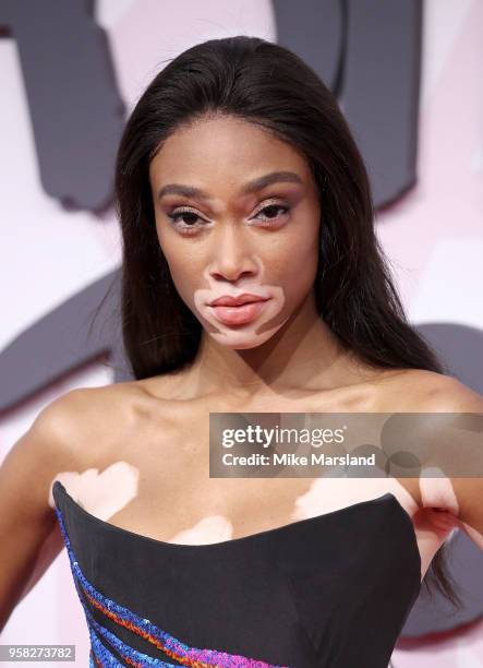 Winnie Harlow attends Fashion For Relief Cannes 2018 during the 71st annual Cannes Film Festival at Aeroport Cannes Mandelieu on May 13, 2018 in...