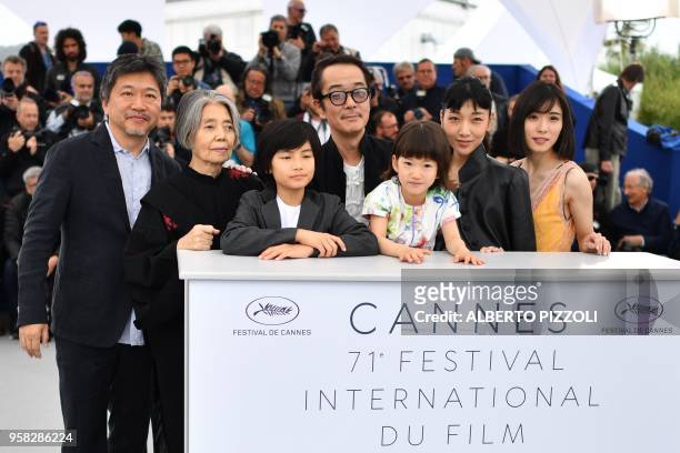 Japanese director Hirokazu Kore-Eda, Japanese actress Kirin Kiki, Japanese actress Jyo Kairi, Japanese writer and actor Lily Franky, Japanese actress...