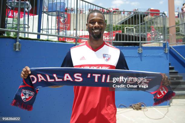 Harrison Barnes is seen prior to the Major Soccer League match between Dallas FC and LA Galaxy at Toyota Stadium on May 12, 2018 in Frisco, Texas.