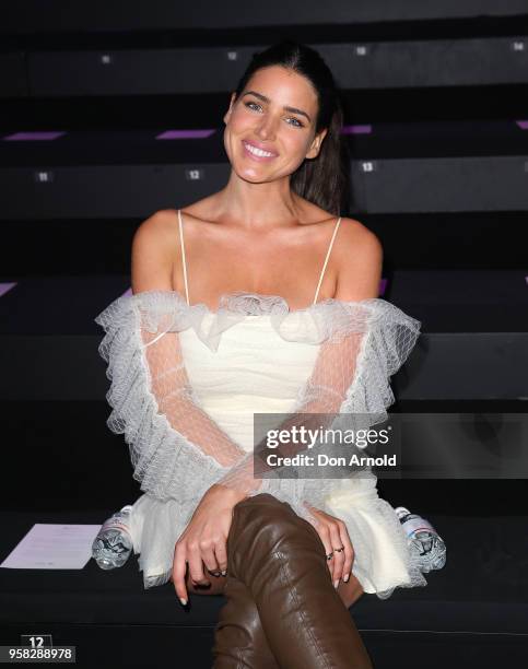 Tahnee Atkinson attends the Alice McCall show at Mercedes-Benz Fashion Week Resort 19 Collections at Carriageworks on May 14, 2018 in Sydney,...