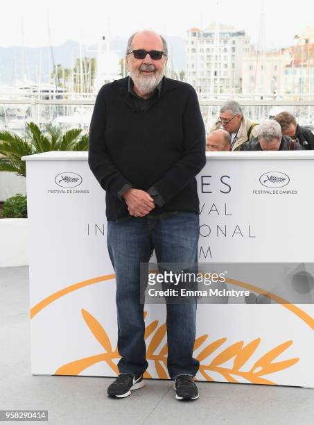 Director Carlos Diegues attends the photocall for "The Great Mystical Circus " during the 71st annual Cannes Film Festival at Palais des Festivals on...