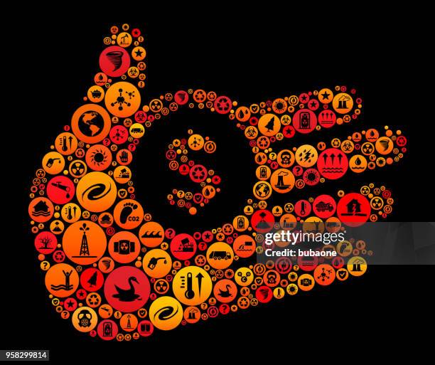 money hand climate change vector icon pattern - gas distribution stock illustrations