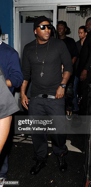 Young Jeezy host party at B.E.D. Nightclub with portions of the proceeds to benefit the victims of Haiti Earthquake on January 16, 2010 in Miami...