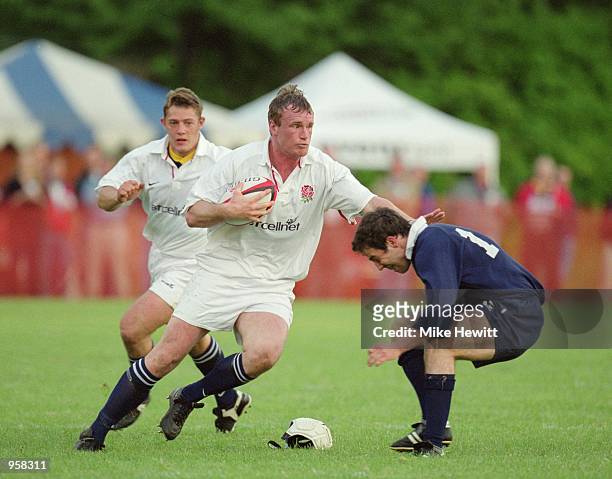 Steve White-Cooper of England in action against British Columbia as part of England'sTour to Canada and the USA played at the Thunderbirds Stadium on...