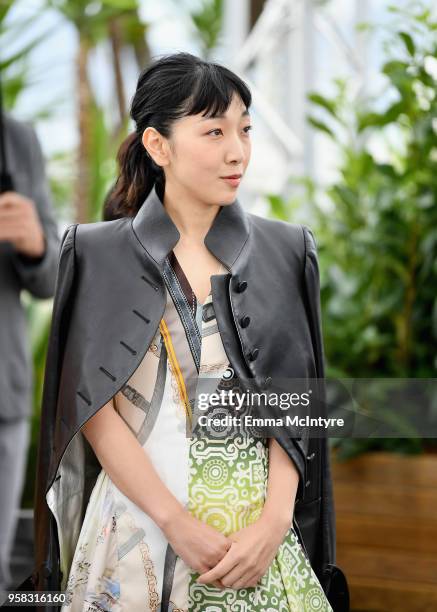 Sakura Ando attends the photocall for "Shoplifters " during the 71st annual Cannes Film Festival at Palais des Festivals on May 14, 2018 in Cannes,...