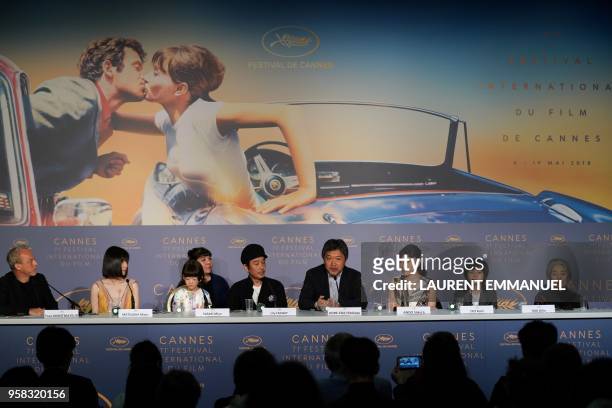 French director and moderator, Yves Montmayeur, Japanese actress Matsuoka Mayu, Japanese actress Miyu Sasaki, Japanese writer and actor Lily Franky,...