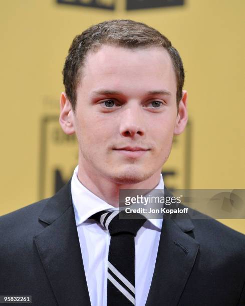 Actor Anton Yelchin arrives at the 15th Annual Critic's Choice Movie Awards at the Hollywood Palladium on January 15, 2010 in Hollywood, California.
