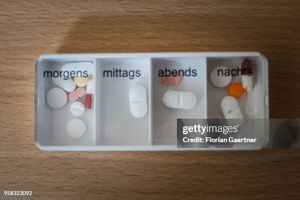 Pills were sorted into weekly dispensers for patients in a nursing home on April 27, 2018 in Berlin, Germany.