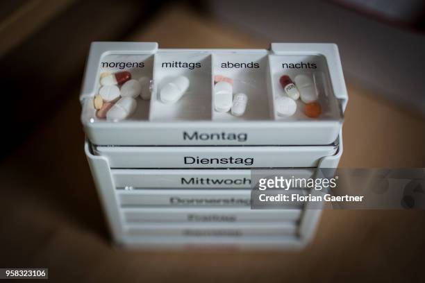 Pills were sorted into weekly dispensers for patients in a nursing home on April 27, 2018 in Berlin, Germany.