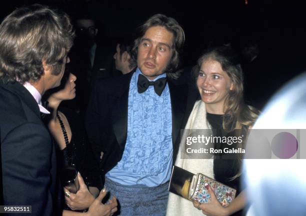 Steve McQueen and wife Neile McQueen, Michael Douglas and wife Diandra Douglas