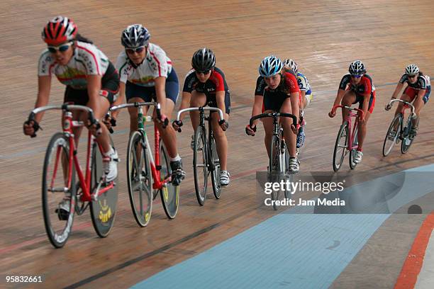 General view of the National cycling championship Copa Federacion at the National Center for High Performance on January 17, 2010 in Mexico City,...