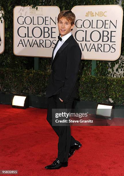 Actor Ryan Kwanten arrives at the 67th Annual Golden Globe Awards at The Beverly Hilton Hotel on January 17, 2010 in Beverly Hills, California.