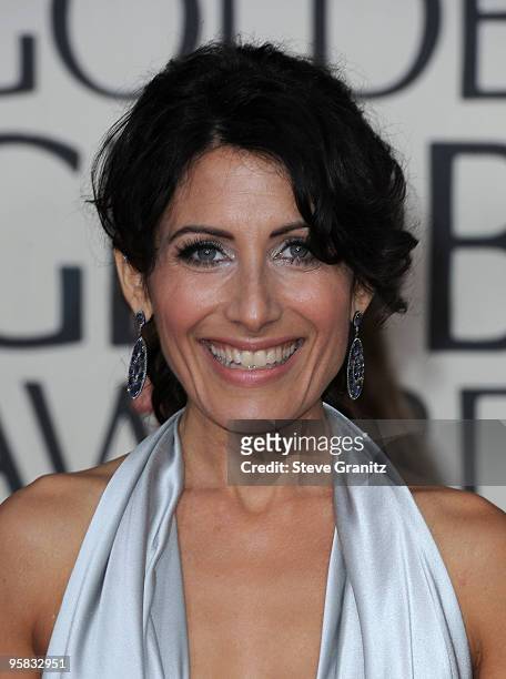 Actress Lisa Edelstein arrives at the 67th Annual Golden Globe Awards at The Beverly Hilton Hotel on January 17, 2010 in Beverly Hills, California.