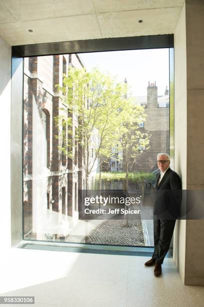 Sir David Chipperfield , pictured in the Weston Bridge which he designed to link Burlington House and Burlington Gardens, at the launch of the new...